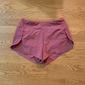 Lululemon shorts with pleated detail